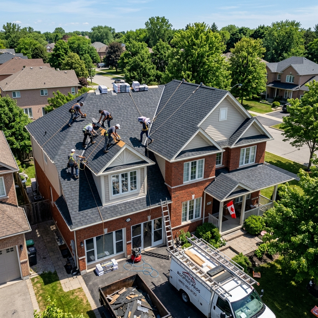 Full roof replacement Ontario